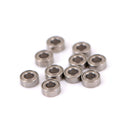 10pcs Mini Bearing Steel Bearing Rolling Ball Bearings MR63ZZ 3*6*2.5mm SilverM&