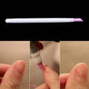 Stone Cuticle Stick Pen Spoon Cut Nail Pusher Manicure Care Tools Nail PusheJ Kw