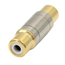 2x RCA Female Coupler Adapter Socket Connector Phono Copper Plug  n Hn