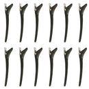 12Pcs Women Hair Clip Stylish Hairdressing Salon Plastic Claws Barrettes
