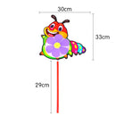 Plastic Wind Spinner Windmill Cute Cartoon Animals Kids Outdoor Toys JR