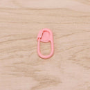 20 Pcs Color Knitting Stitch Mark Crochet Locking Tool Craft Ring Holder E1N8