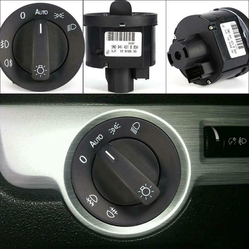 Car Headlamp Switch Headlight Switch Sensor Module With Auto On/Off For Skoda