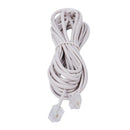 6P2C RJ11 Male to Male Plug Telephone Line Cable Wire 5M C1L7