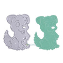Cute Dog Cutting Dies Stencils DIY Scrapbooking Embossing Album Paper Card Craft