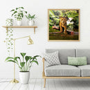 5D DIY Diamond Painting Full Drill Lion Zoo Embroidery Cross Stitch Kit Art