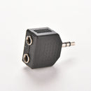 3.5mm Stereo Y Splitter Audio Adapter - 1/8" Male Plug to 2 Dual Female Jacks ES