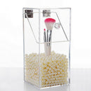 Clear Makeup Brushes Box Cosmetic Storage Box Beauty Brush Container Pencil