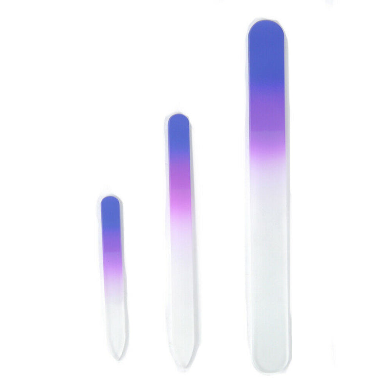 Durable Beauty Crystal Glass Buffing Manicure Nail Files Manicure Set