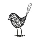 Modern Iron Hollow Out Bird Ornament Metal Craft Desk Home Room Decor Black