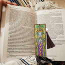 DIY Special Shaped Diamond Painting Creative Leather Tassel Bookmark Crafts