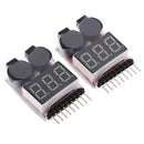 MagiDeal 1 8S LED Low Voltage Buzzer Lipo Voltage  For Aircraft
