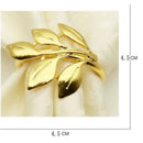 6Pcs/Lot Hotel Napkin Ring Napkin Holder Fall Leaves Napkin Buckle Christma