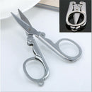 Mini Handy Pair of Folding Scissors Stainless Steel Travel Pocket Multi User