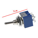 5PCS 6P Toggle Switch 6A 125VAC 6 Pin DPDT ON-ON Mini Toggle Switch 3C