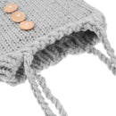 2pcs Cute Baby Studio Photography Props Clothing Set Knitted Overalls + Hat