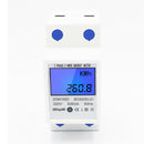 DIN-Rail Energy Meter 5-80A DDM15SD LCD Backlight Digital Display Single Ph E7O8
