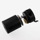Baffled Universal Aluminum Oil Catch Can Reservoir Tank Black
