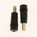 10 Pack Female Male 5.5x2.1 to 5.5x2.5mm Power Supply Adapter without Cable