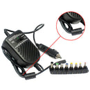 80W notebook multi-purpose power adapter 15V-24V car charger universal swit