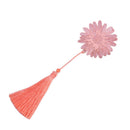 Chinese Style Creative Metal Bookmark Flower With Tassel For Book Reading G Gw