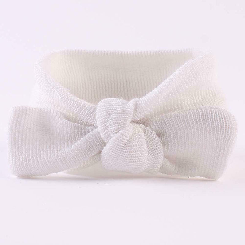 Baby Boys Girls Bowknot Headband Cotton Stretchable Butterfly Knot Hairband