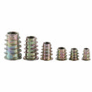 50x M4/M5/M6/M8/M10 Zinc Alloy Hex Socket Screw-in Threaded Insert Nuts Kits yfq