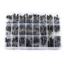 500Pcs 24 Values Aluminum Electrolytic Capacitor Kit 10V~50V 0.1uF~1000 KEQ