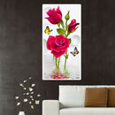 Full Drill Diamond Painting Rose Butterflies Cross Stitch Kit Mosaic Craft