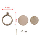 10 Pack Mini Embroidery Hoop Ring Wooden Cross Stitch Frame For Hand DIY Crafts