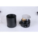 2-Port Baffled Aluminum Oil Catch Can Air Oil Separator Defends Intercooler