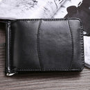 Men's Leather Bifold Wallet Coin Purse ID Credit Card Holder Short Money Clip 3C