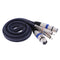 Dual Female XLR to Male RCA Cable 2 XLR to 2 RCA Plug Audio Cord 1M