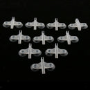 10pcs Plastic Aquarium Tank Suction Cup Clear Fish Tank Divider Sheet Holder