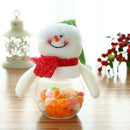 1pcs Christmas Candy Storage Box Jar Bottle Santa Claus Snowman Elk Bear Xm F6V8