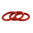 19 mm x 2.5 mm Silicone O Ring Oil Sealing Washers Red 10 pcs X6C5
