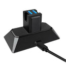 Dual Slot Charging Dock Station Charger with USB Cable for Switch Joy-Con Handle