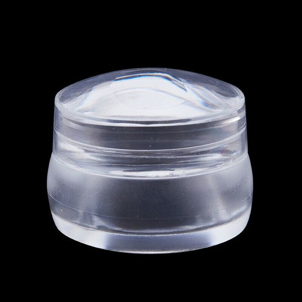 1 Set Scrub Clear Nail Art Seal Printing Big Stamper Stamping Transfer + Sc A4V4