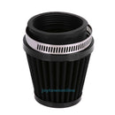 Universal 52mm 53mm 54mm Motorcycle Air Intake Filter Cleaner (Black)