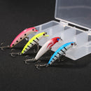 4pcs Minnow Fishing Lures Bait Treble Hooks Wobblers Lure Fishing Tool