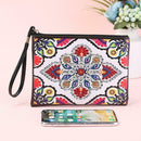DIY Mandala Special Shaped Diamond Painting Zipper Wallet Wristlet Clutch
