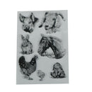 animals horse rabbit and duck scrapbooking album card decor diary diy craft  ME