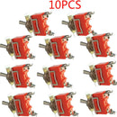 12V ON/OFF 15A 250VAC E-TEN1021 2-Pin Toggle Flick Switch SPST For Dash Circuit