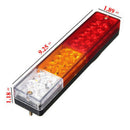 Tail light Stop Brake lamps Lights Indicators 20LED Boat Trailer Bar 12V 24V poi