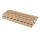 10Pcs Wood Dowel Rod - Wooden Dowels - 17mm Thin Wooden Dowels for Crafts - Wood