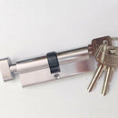 X70 SilverTone Cylinder Hardware Indoor Aluminum Security Gate Door  Dwgp