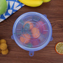 Reusable Silicone Stretch Lid Pan Bowl Pot Food Fresh Seal Cover (3x Round) A