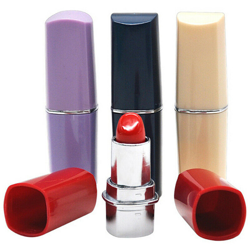 1pc Cute Secret Lipstick Shaped Stash Pills Box Holder Medicine Organizer C Hn