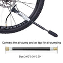 1pc MTB Bike Tire Gas Valve Adapter Inflater Air Pump Extension Pipe Tube