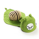 Cute Baby Boys Girls Snail Pattern Handmade Knitted Clothes Kids Photo Prop A